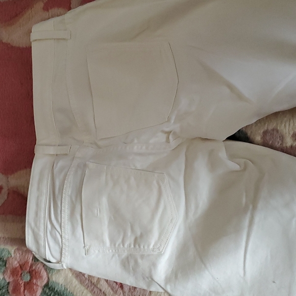 Banana Republic Size 0 Petite Ivory Slim Pants - Picture 7 of 9